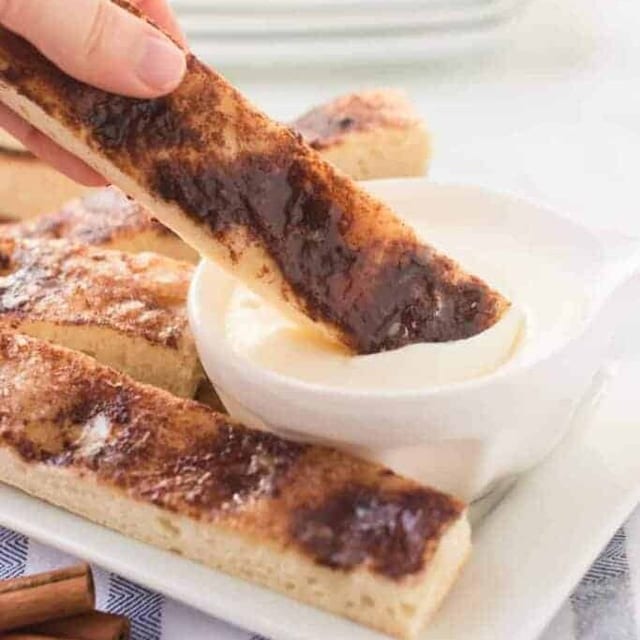 Cinnamon Sticks with Frosting.